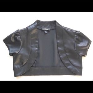 🌿Short Sleeve Satin Bolero Shrug Jacket